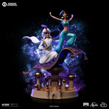 Statue Aladdin und Jasmin – Disney 100 Jahre – Art Scale 1/10