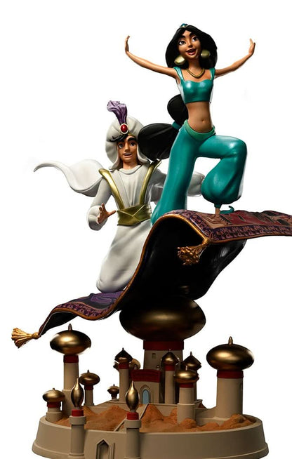 Statue Aladdin und Jasmin – Disney 100 Jahre – Art Scale 1/10