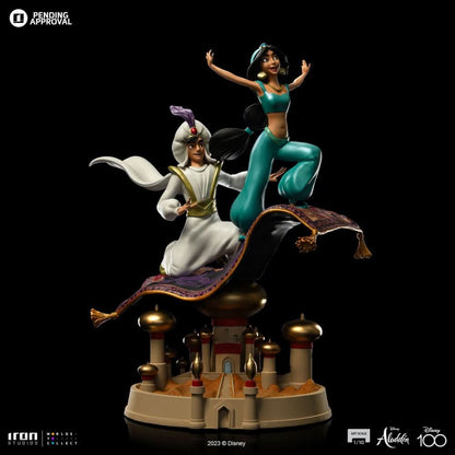 Statue Aladdin und Jasmin – Disney 100 Jahre – Art Scale 1/10