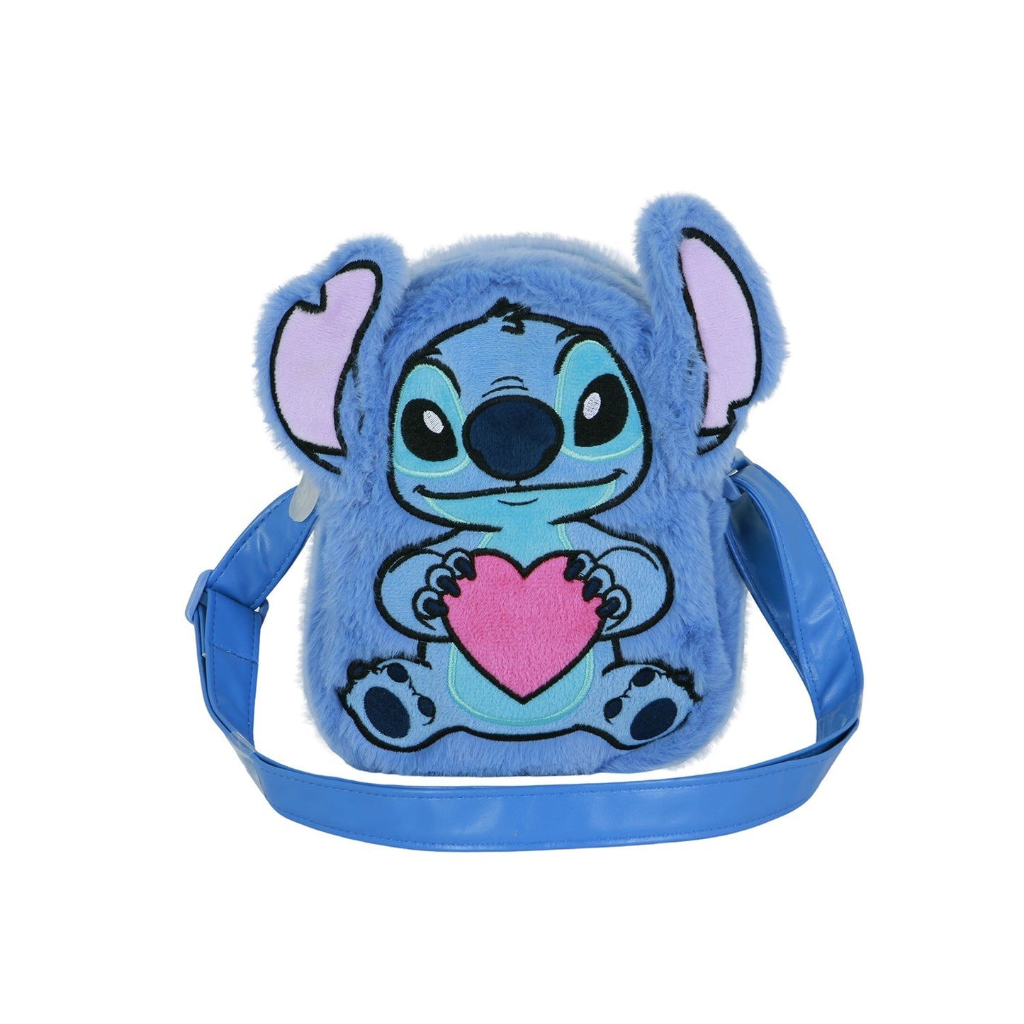 Sac à Bandoulière Action Plush Disney Lilo & Stitch « Heart » – Bleu