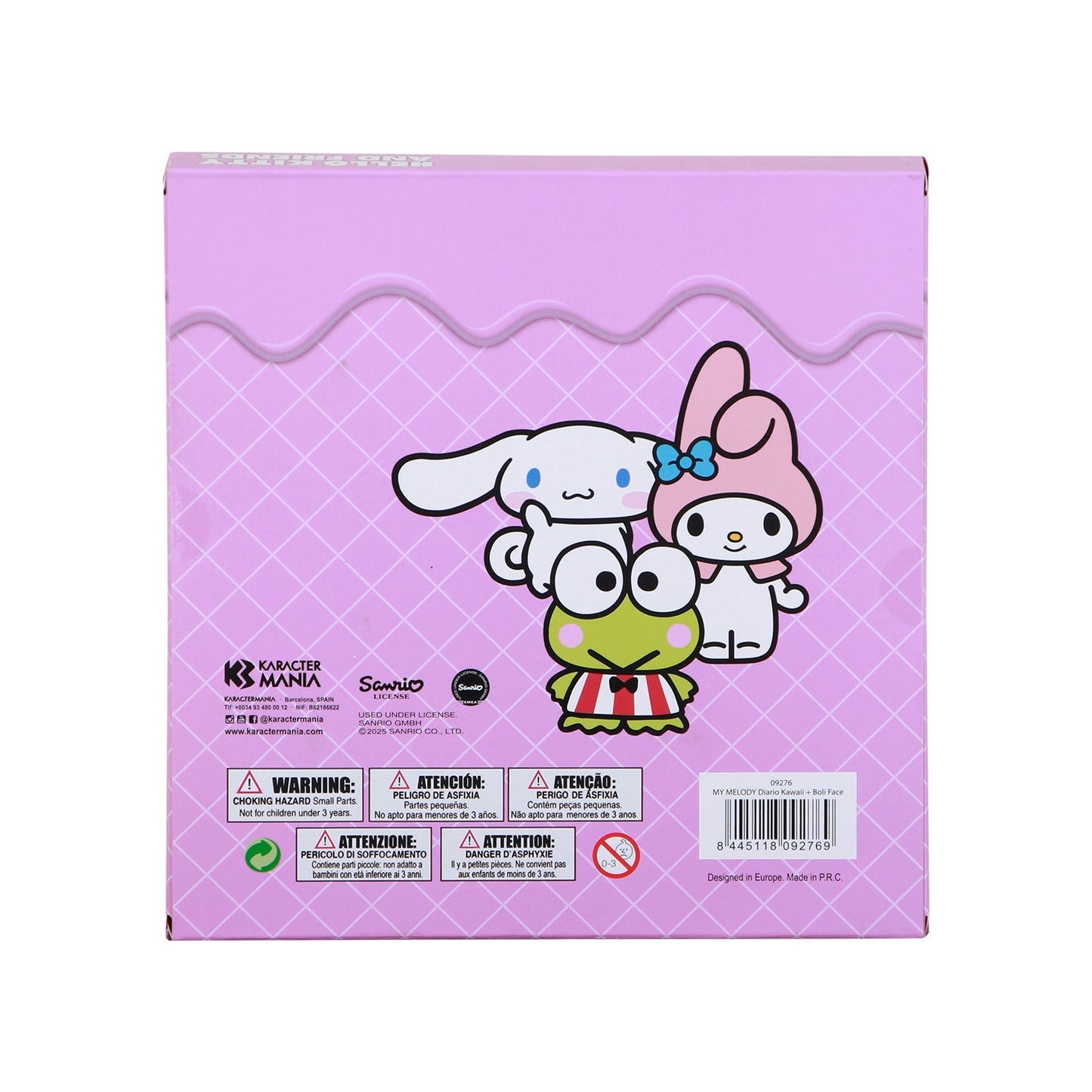 Coffret Journal + Stylo 6 Couleurs Hello Kitty « Strawberry »