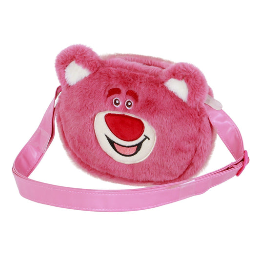 Sac à Bandoulière Plush Disney « Ours Lotso Strawberry-Mini »