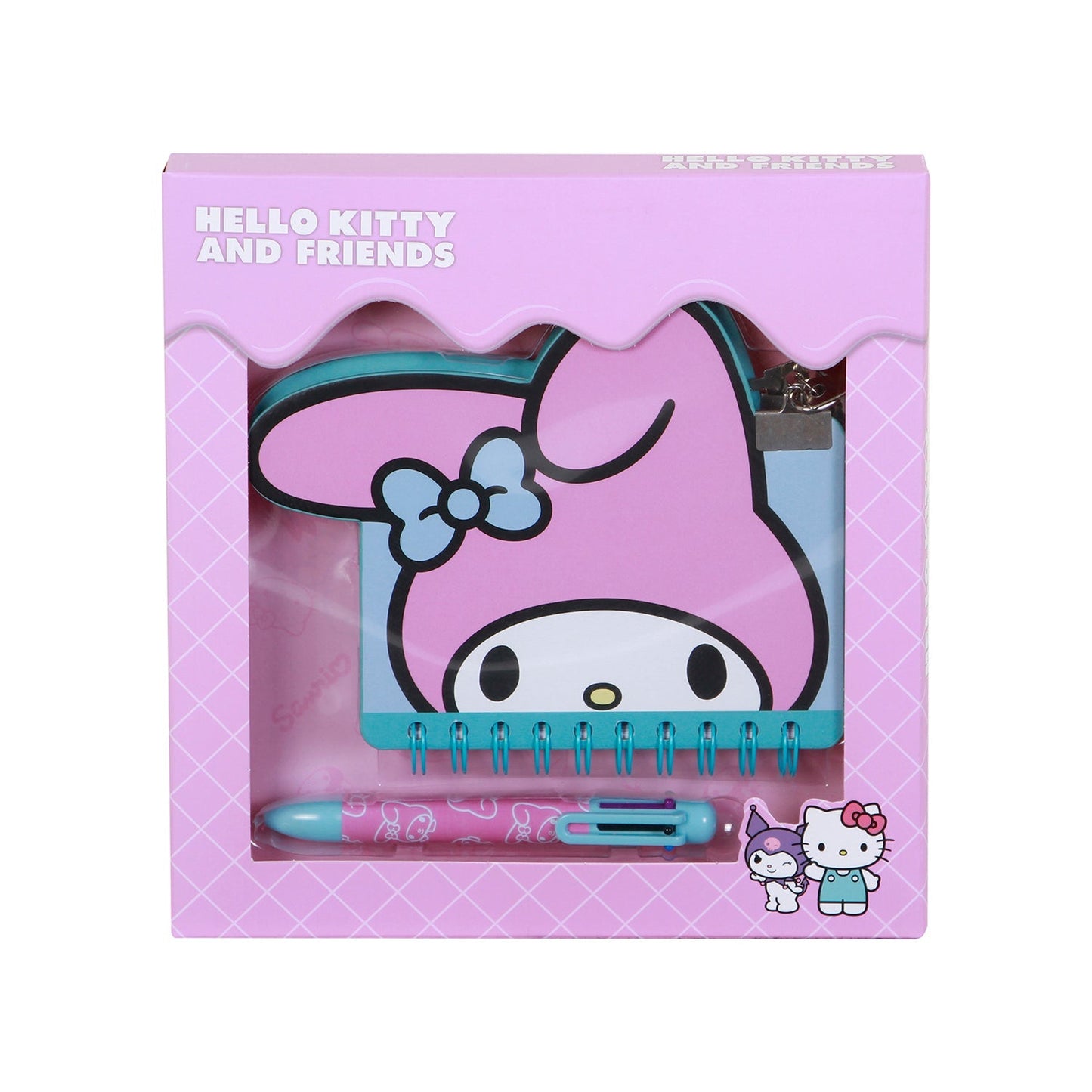 Coffret Journal + Stylo 6 Couleurs Hello Kitty « My Melody Face »