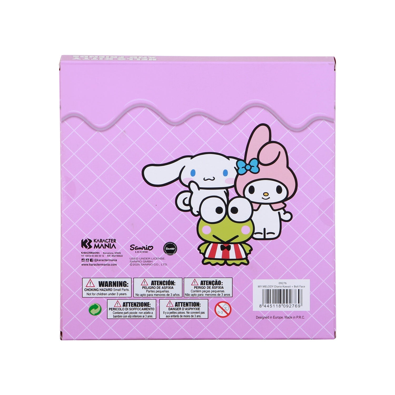Coffret Journal + Stylo 6 Couleurs Hello Kitty « My Melody Face »
