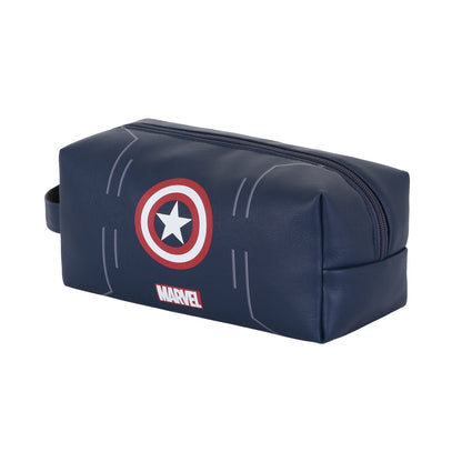 Trousse de Toilette de Voyage Brick PLUS Marvel Captain America « Starshield » – Bleu Foncé