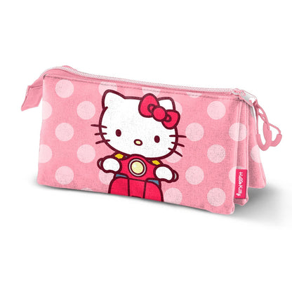 Trousse Triple Hello Kitty « Moto »
