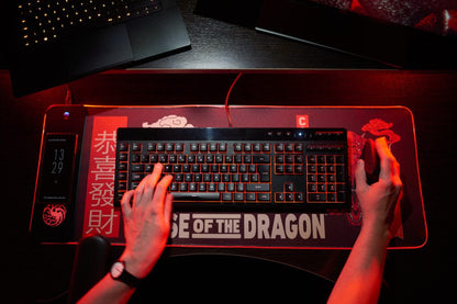 House of Dragons – Übergroße Gaming-Matte & mobiles Ladegerät