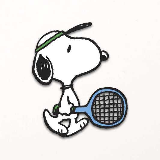 Anstecker Snoopy Sport - Tennis