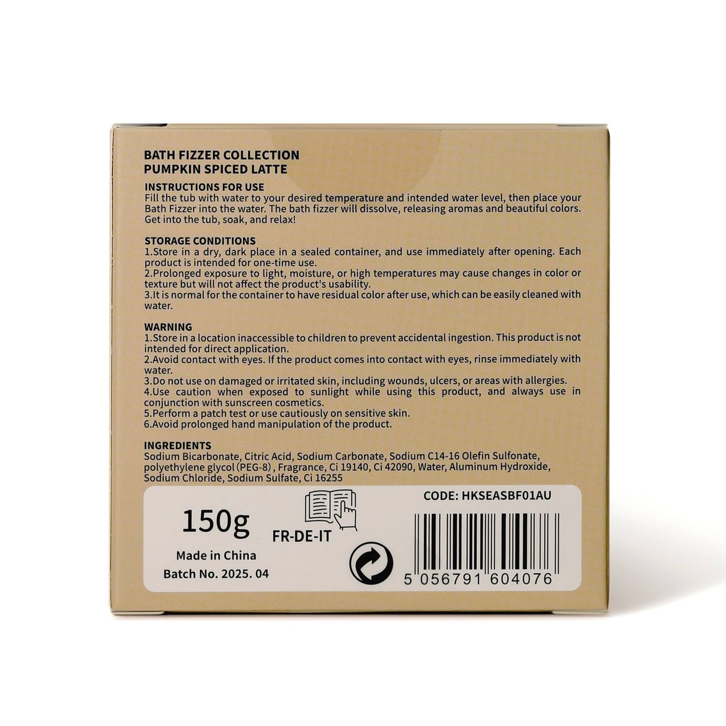 Kürbisgewürz-Latte-Duft für herbstliches Schaumbad