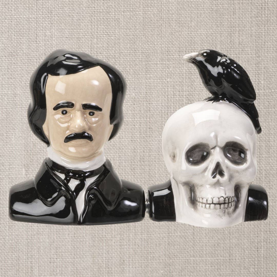 Salière et poivrière Edgar Allan Poe – vue 7