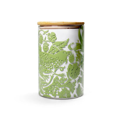 Récipient de stockage alimentaire en verre William Morris - vert sauge