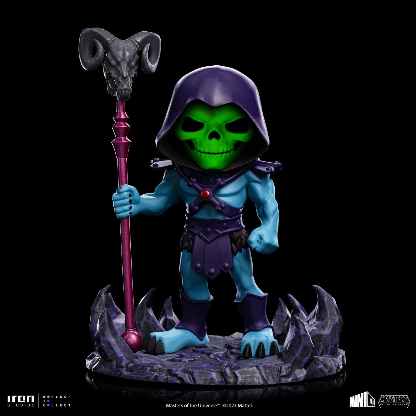 Figurine Skeletor Glow In The Dark (2023 Event Exclusive) - Masters of the Universe - Mini Co.