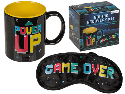 Gaming recovery kit – masque de sommeil et tasse