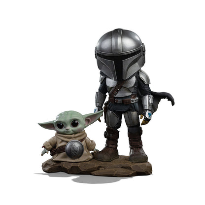 Figurine Mandalorian and Grogu - The Mandalorian - Mini Co. - The Mandalorian & Grogu