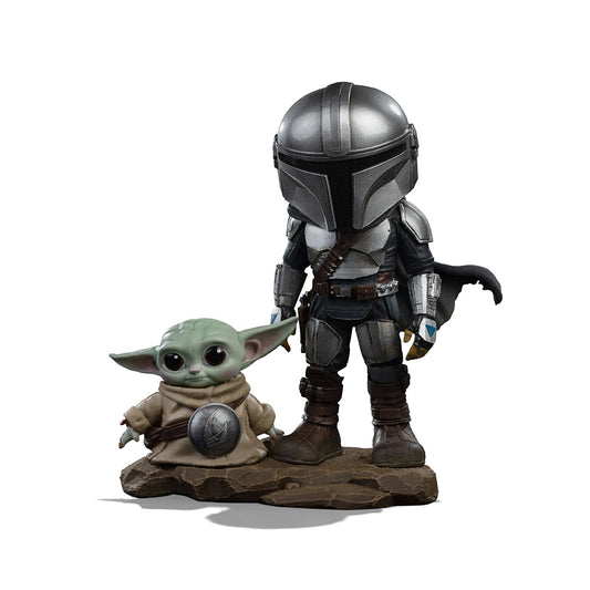Mandalorian and Grogu Figurine - The Mandalorian - Mini Co. - The Mandalorian & Grogu