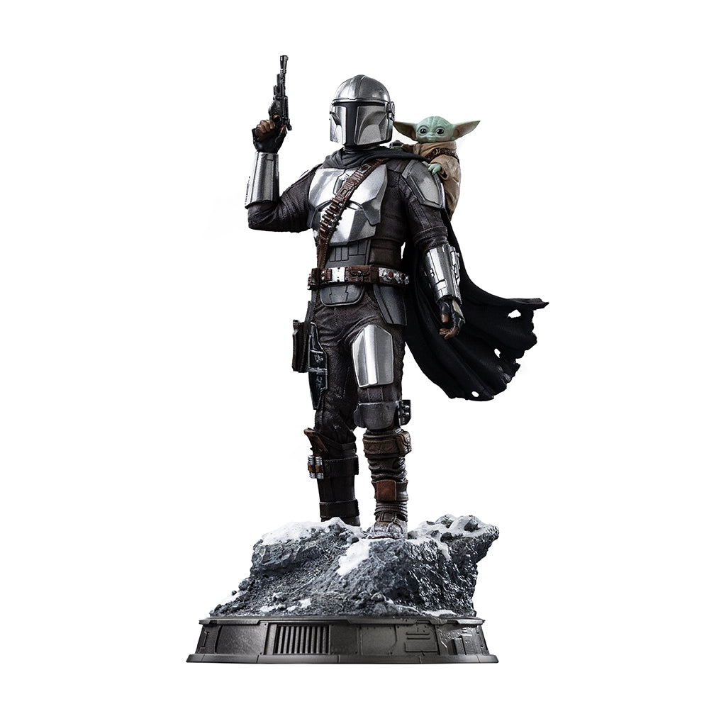 Statue Mandalorian und Grogu – The Mandalorian und Grogu Film – Art Scale 1/10 – The Mandalorian & Grogu