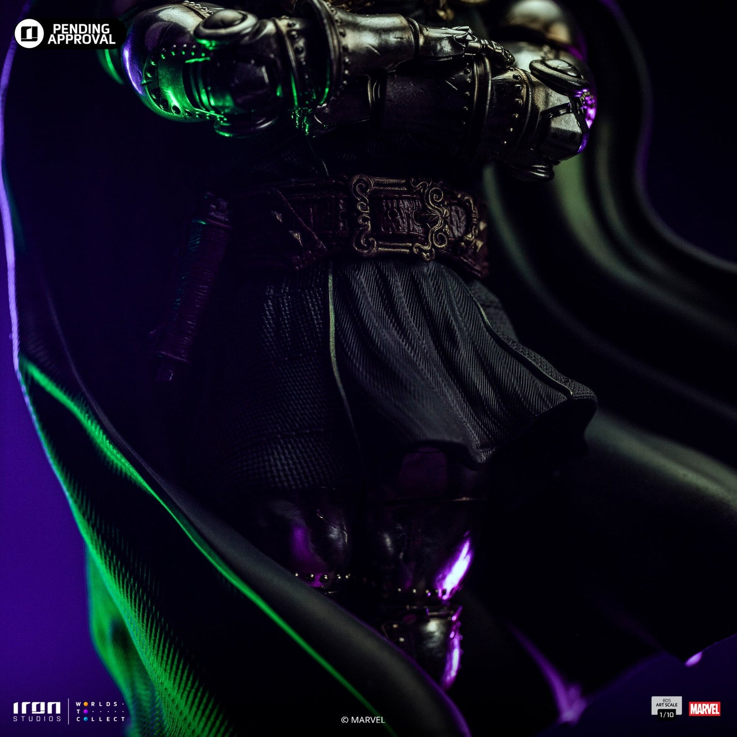Statue Doctor Doom - Infinity Gauntlet Diorama - Art Scale 1/10 - Die Fantastischen Vier