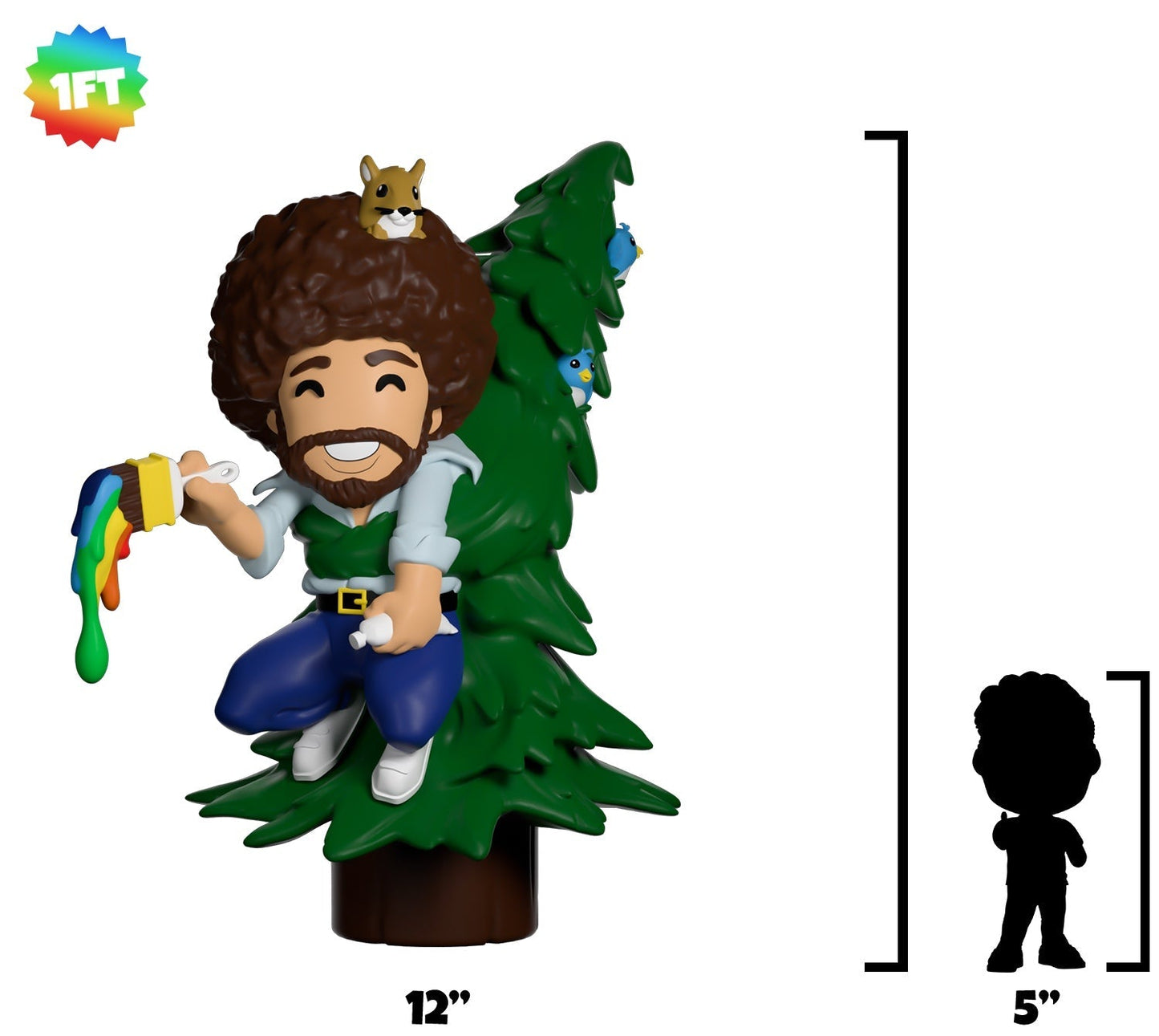Bob Ross Übergabe des Helden
