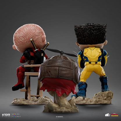 Deadpool, Wolverine und Headpool Figur - Deadpool & Wolverine - Mini Co.