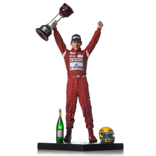 Statue Ayrton Senna 1988 Großer Preis von Japan – Kunstmaßstab 1:10