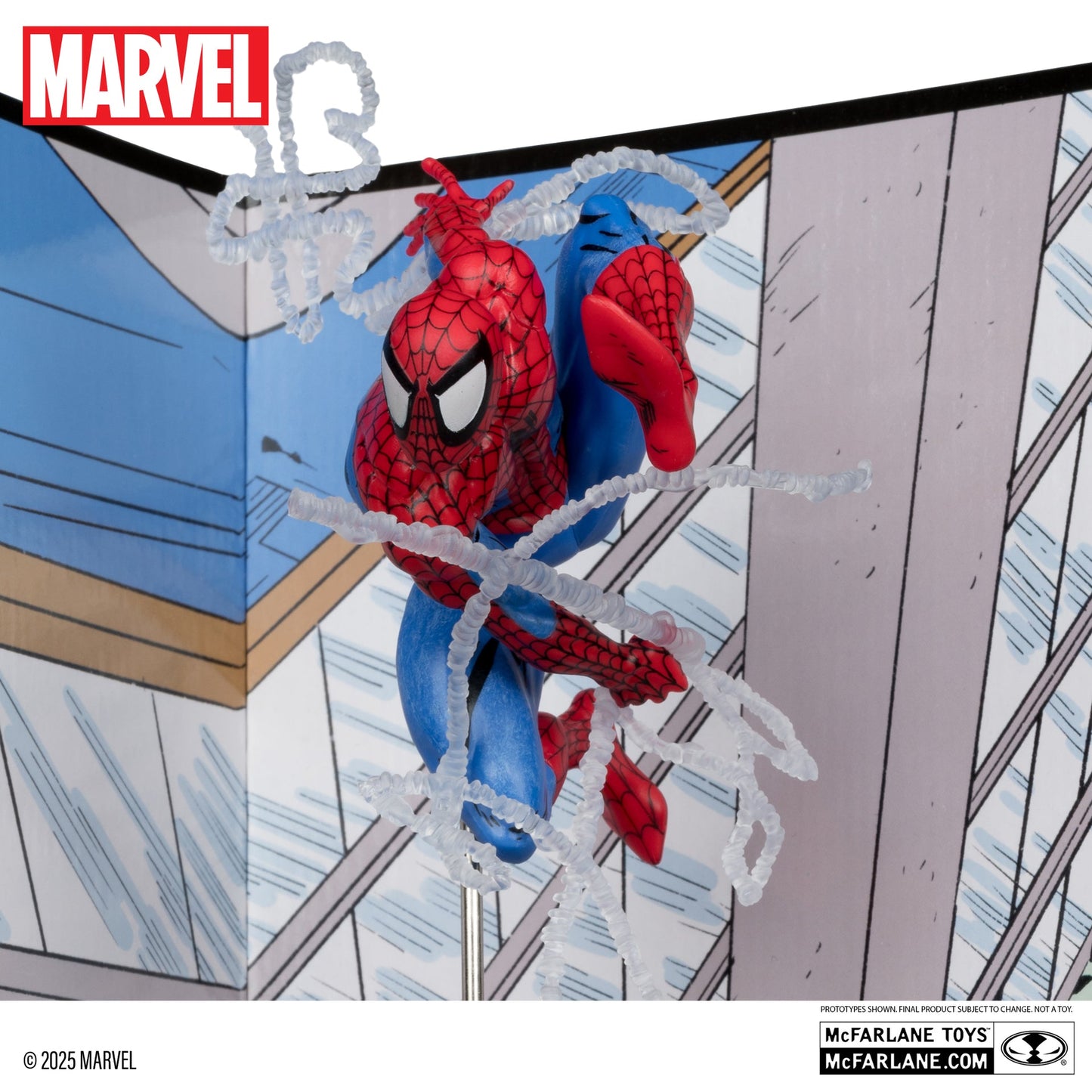 spider man 1 10th scale collectible with scene the amazing spider man 302 mcfarlane toys