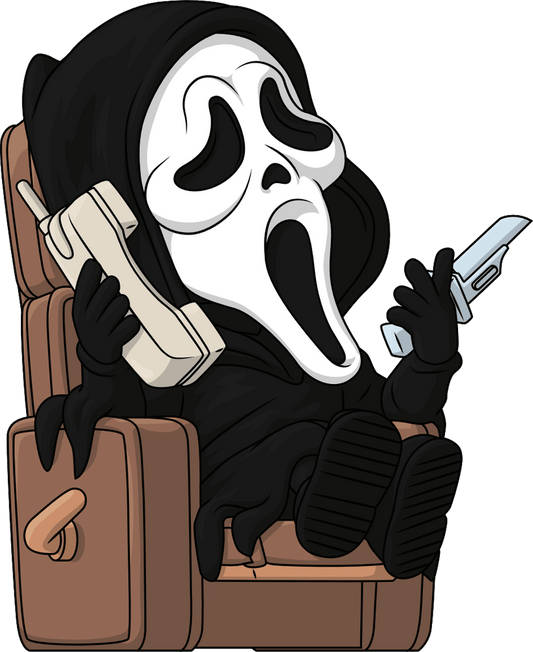 Ghostface lehnt sich zurück