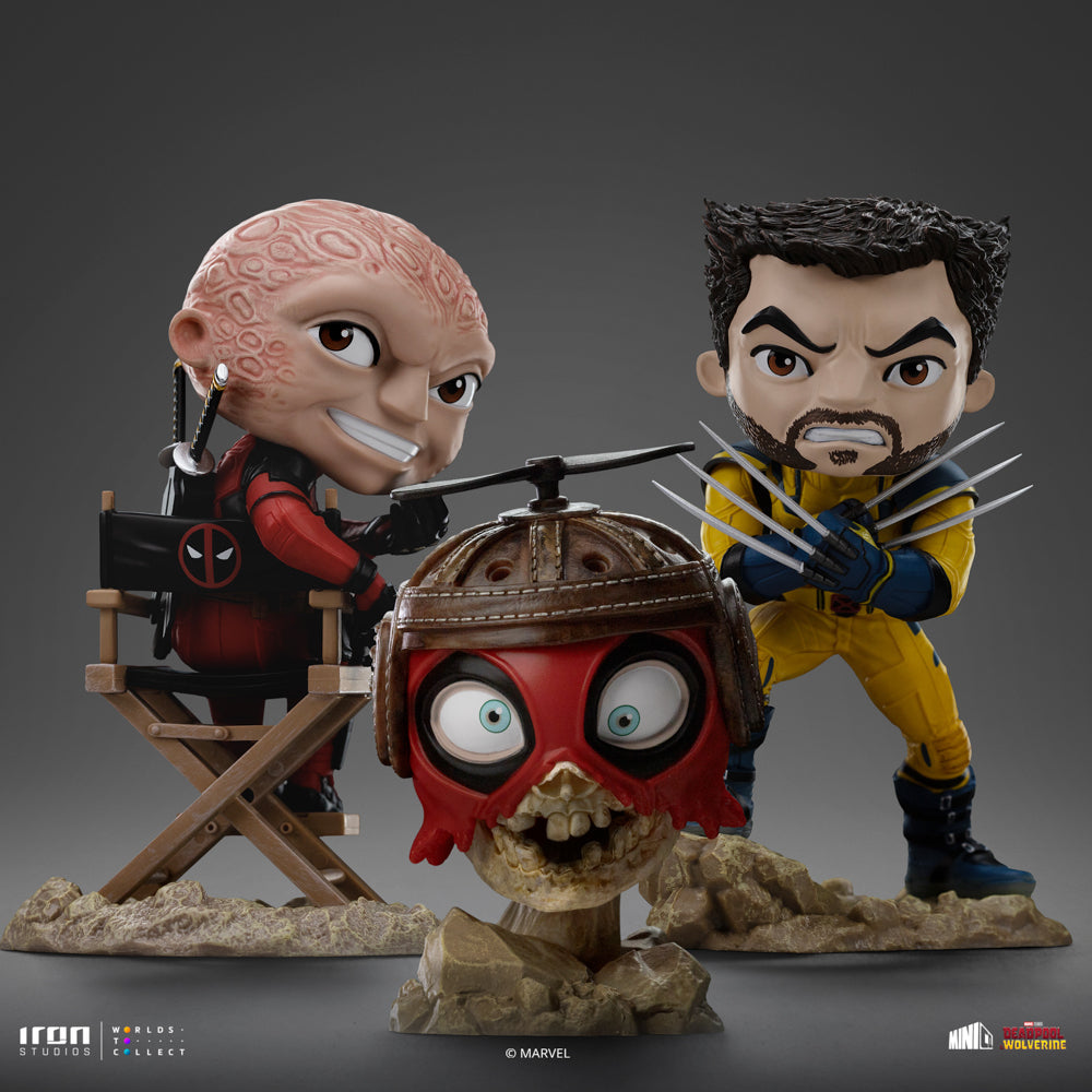 Deadpool, Wolverine und Headpool Figur - Deadpool & Wolverine - Mini Co.