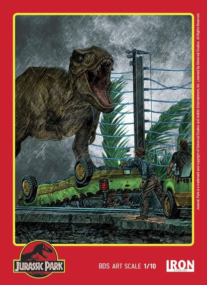 Statue T-Rex Attack - Art Scale 1/10 - Jurassic Park - Set A/B