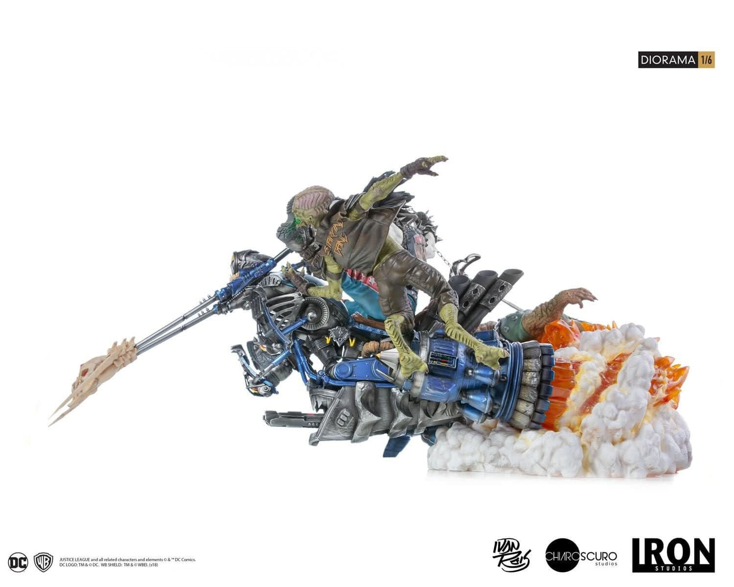 Statue Lobo 1/6 Diorama - Von Ivan Reis - DC Comics