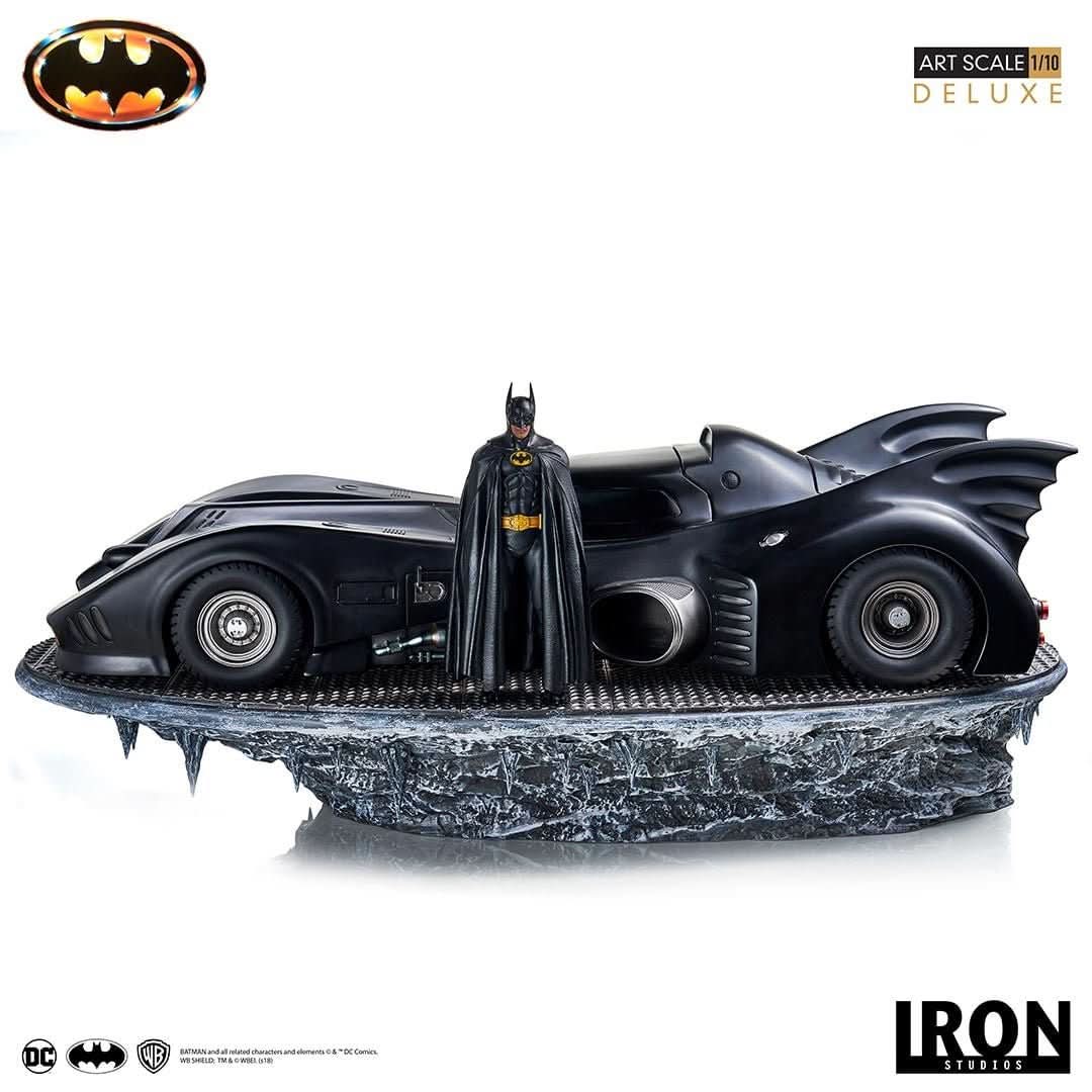 Statue Batman & Batmobil (Deluxe) – Batman 1989 – Art Scale – DC Comics
