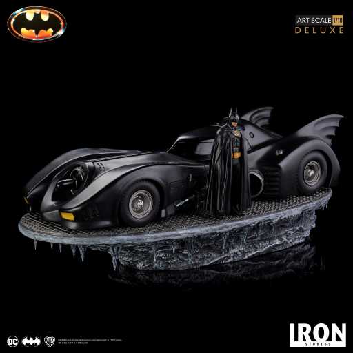 Statue Batman & Batmobil (Deluxe) – Batman 1989 – Art Scale – DC Comics