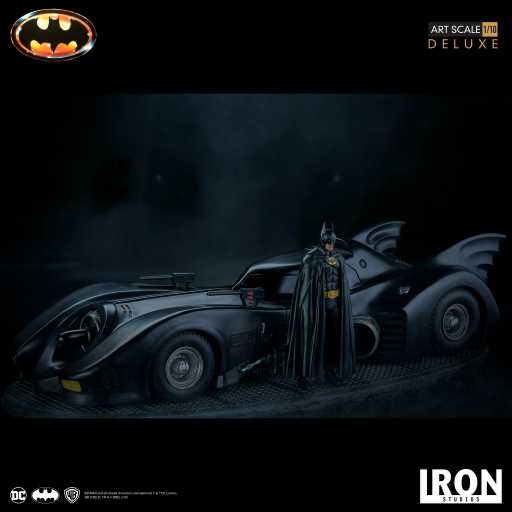 Statue Batman & Batmobil (Deluxe) – Batman 1989 – Art Scale – DC Comics