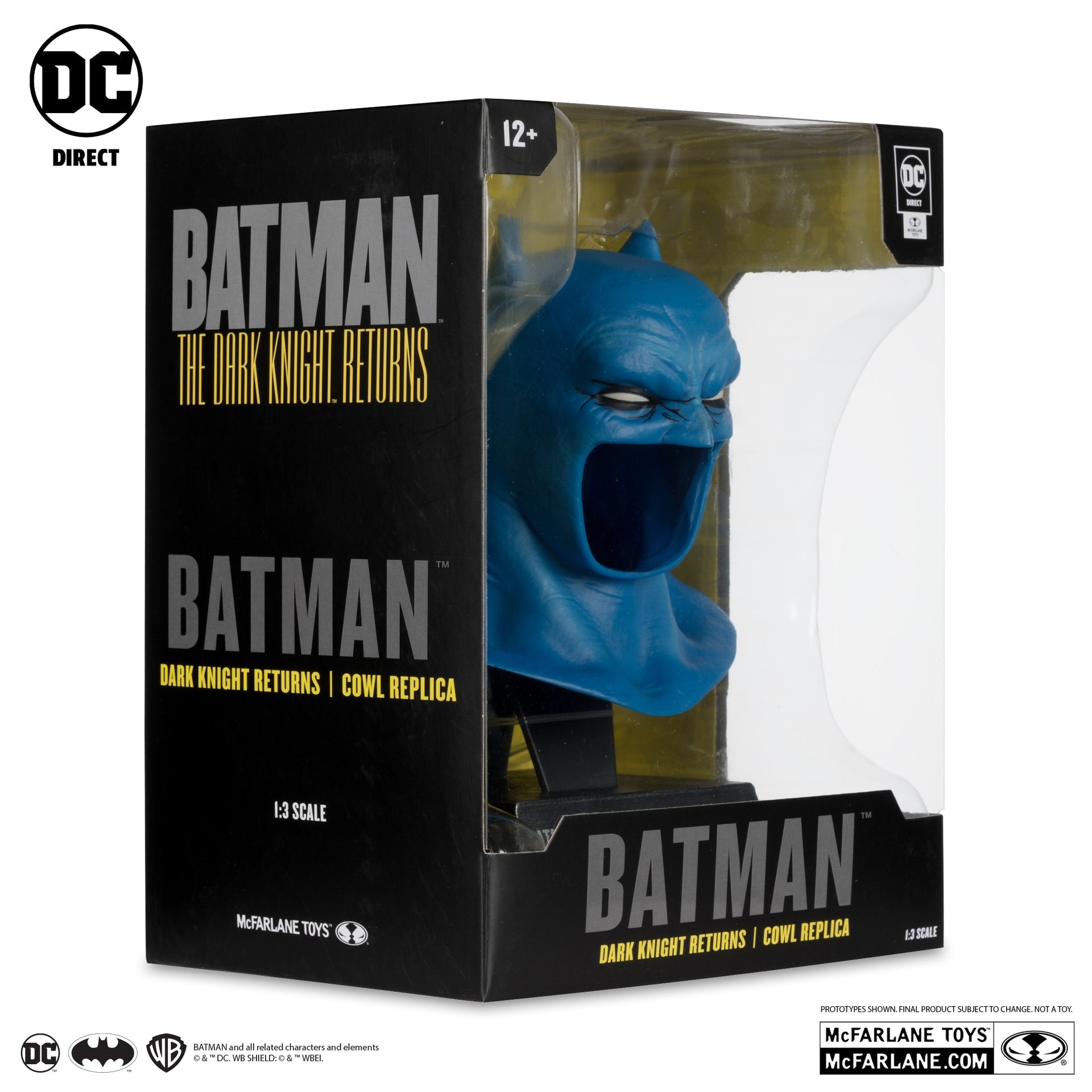 batman dark knight returns cowl replica 1 3 scale mcfarlane toys