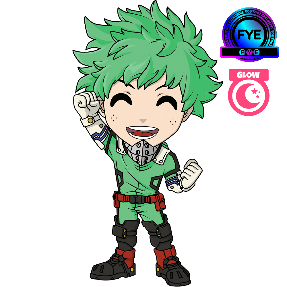 Im Dunkeln leuchtender Izuku Midoriya