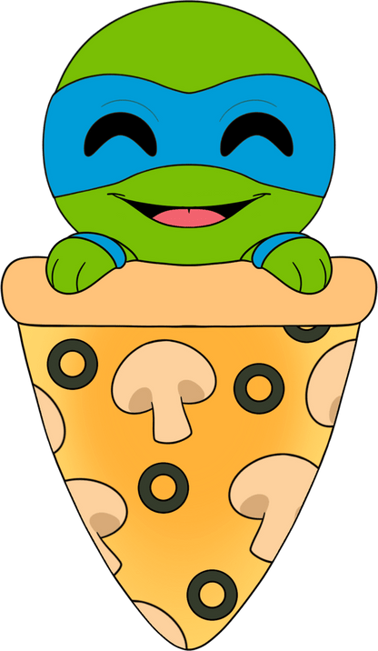 Leonardo Pizza Plüschtier (23 cm)