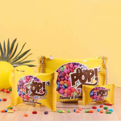 Oh My Pop! Chococandy-Porte-monnaie, Jaune
