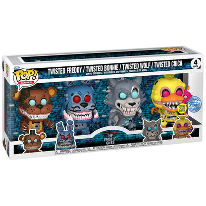pop five nights at freddys the twisted ones 4 pack