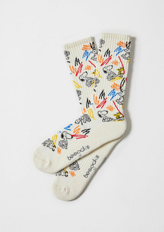 BeSnoopy Paint Socks
