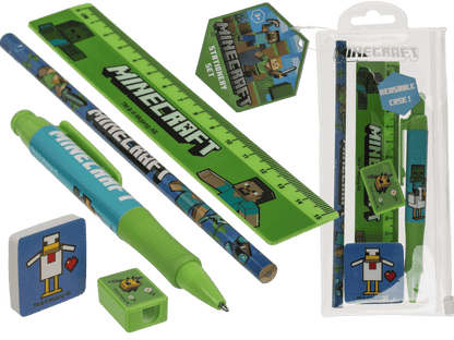 Set de papeterie – Minecraft