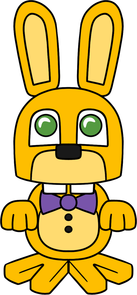 Spring Bonnie Wackel-Pin