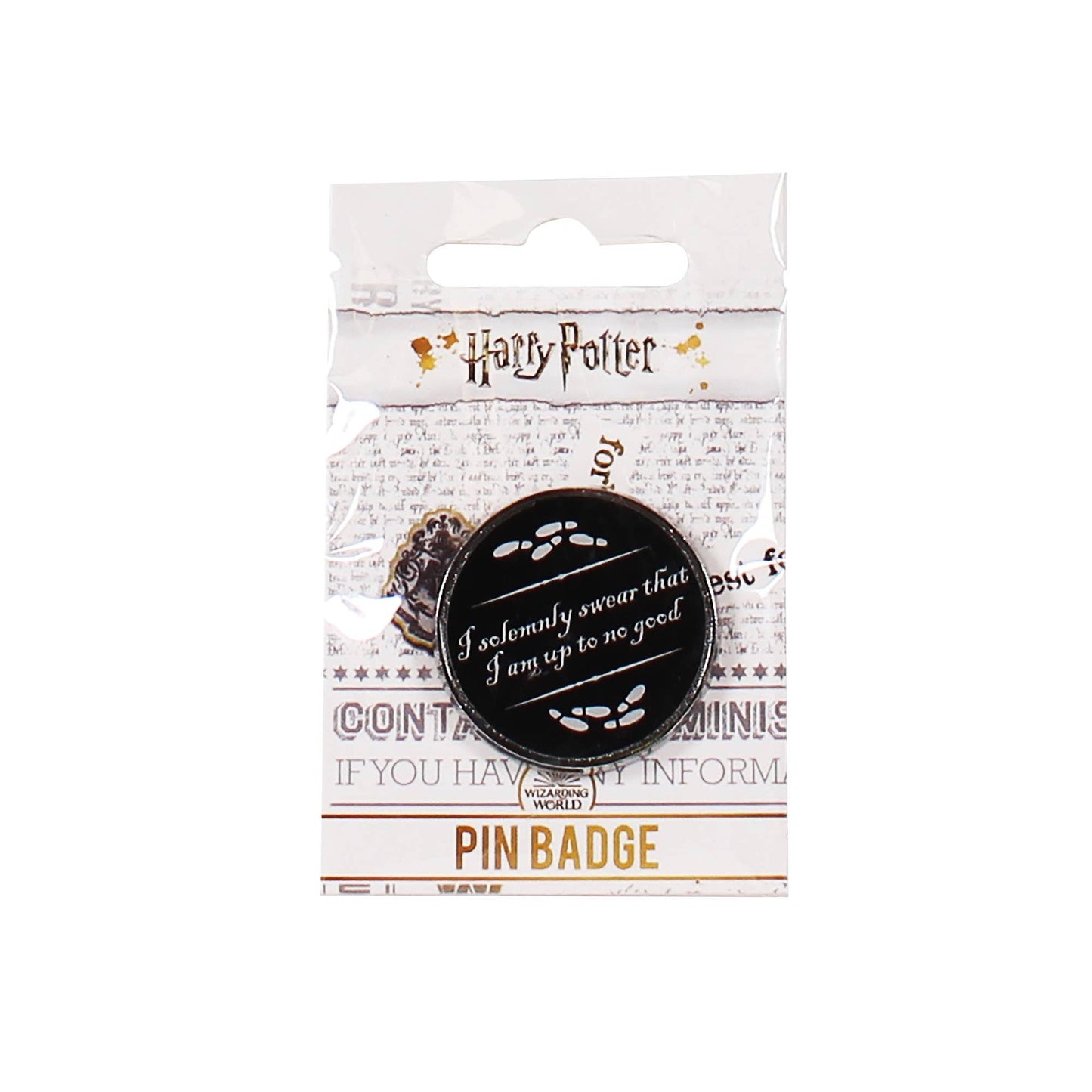 Badge en émail Harry Potter - carte des maraudeurs