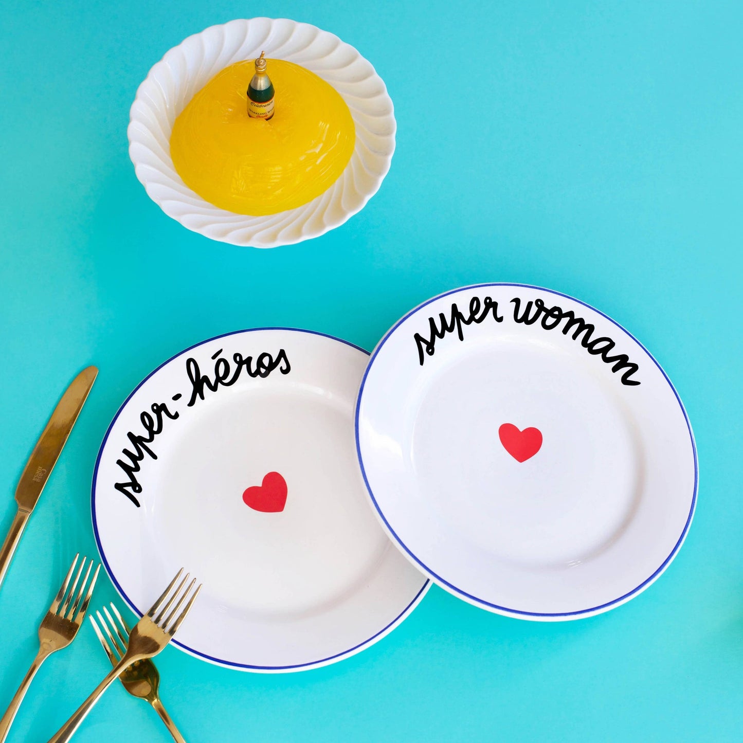 Teller „Die Familie hat Spaß“ – Superhelden