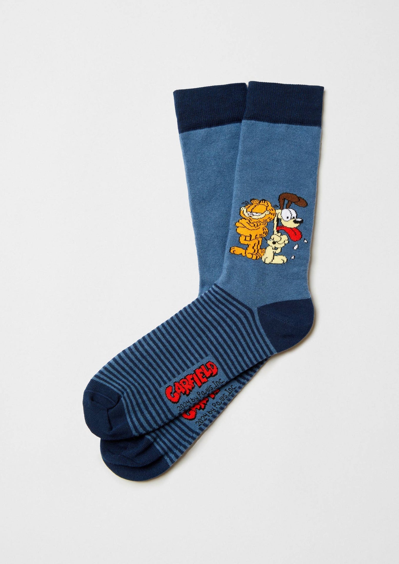 BeGarfield &amp; Odie Blaue Socken