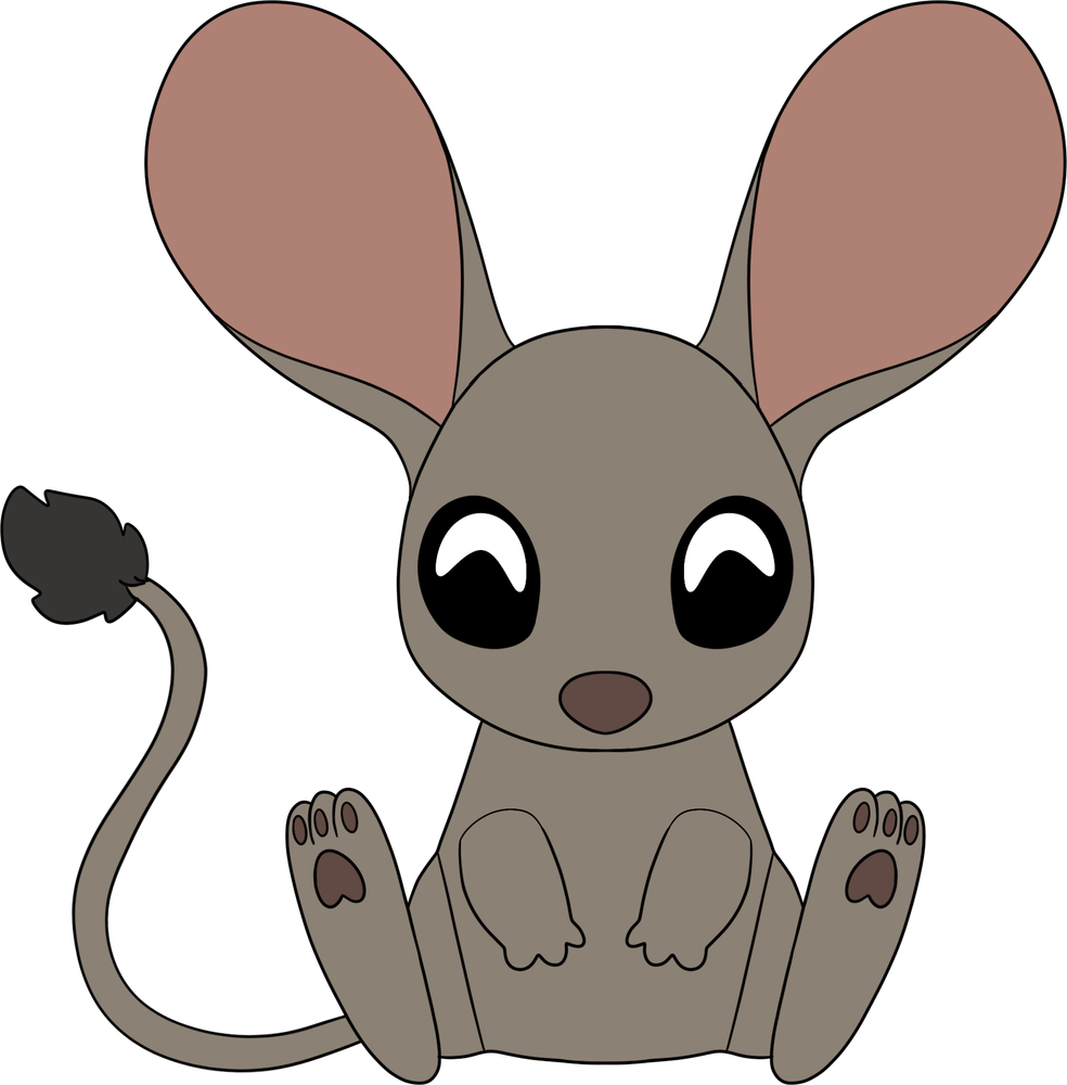 Wüstenspringmaus Plüschtier (23 cm)