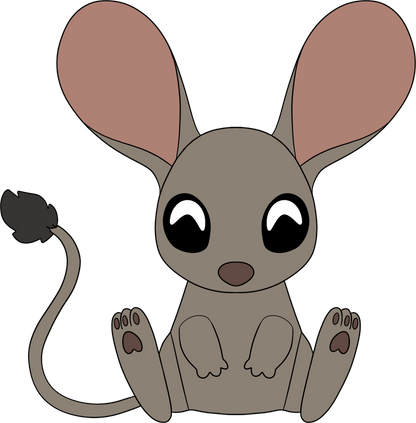 Wüstenspringmaus Plüschtier (23 cm)