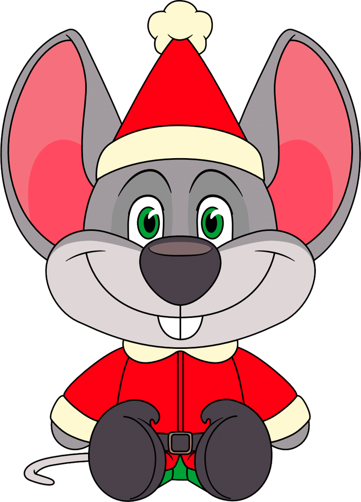 Chuck E. Cheese Weihnachts-Edition Plüsch (23 cm)
