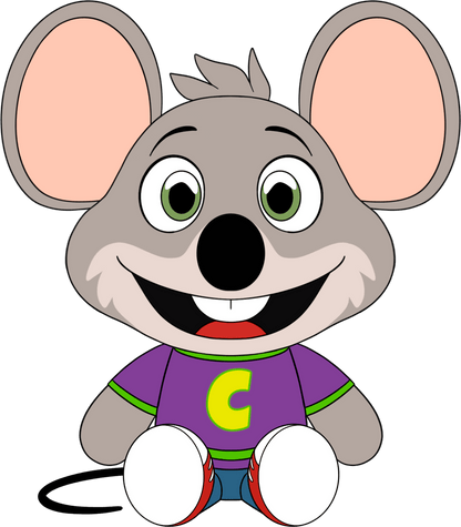 Moderner Chuck E. Cheese Plüsch (23cm)