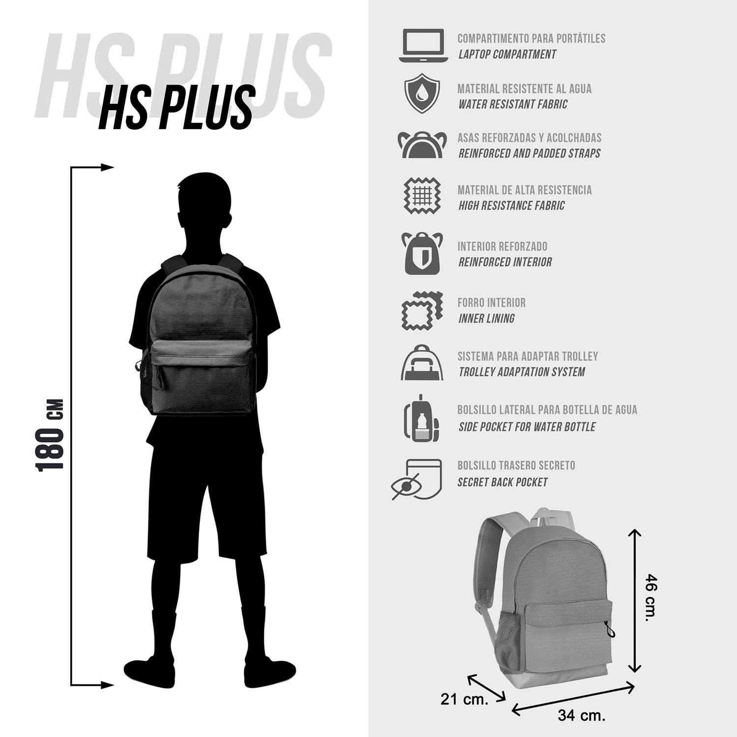 Sac à Dos HS PLUS One Piece « Chess » – Chameau