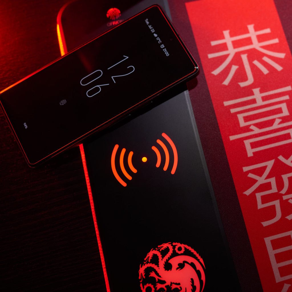 House of Dragons – Übergroße Gaming-Matte & mobiles Ladegerät