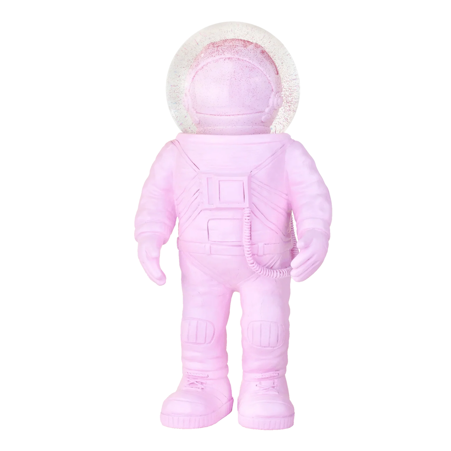 boule a neige astronaute geant rose donkey